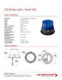 Product Spec Sheet